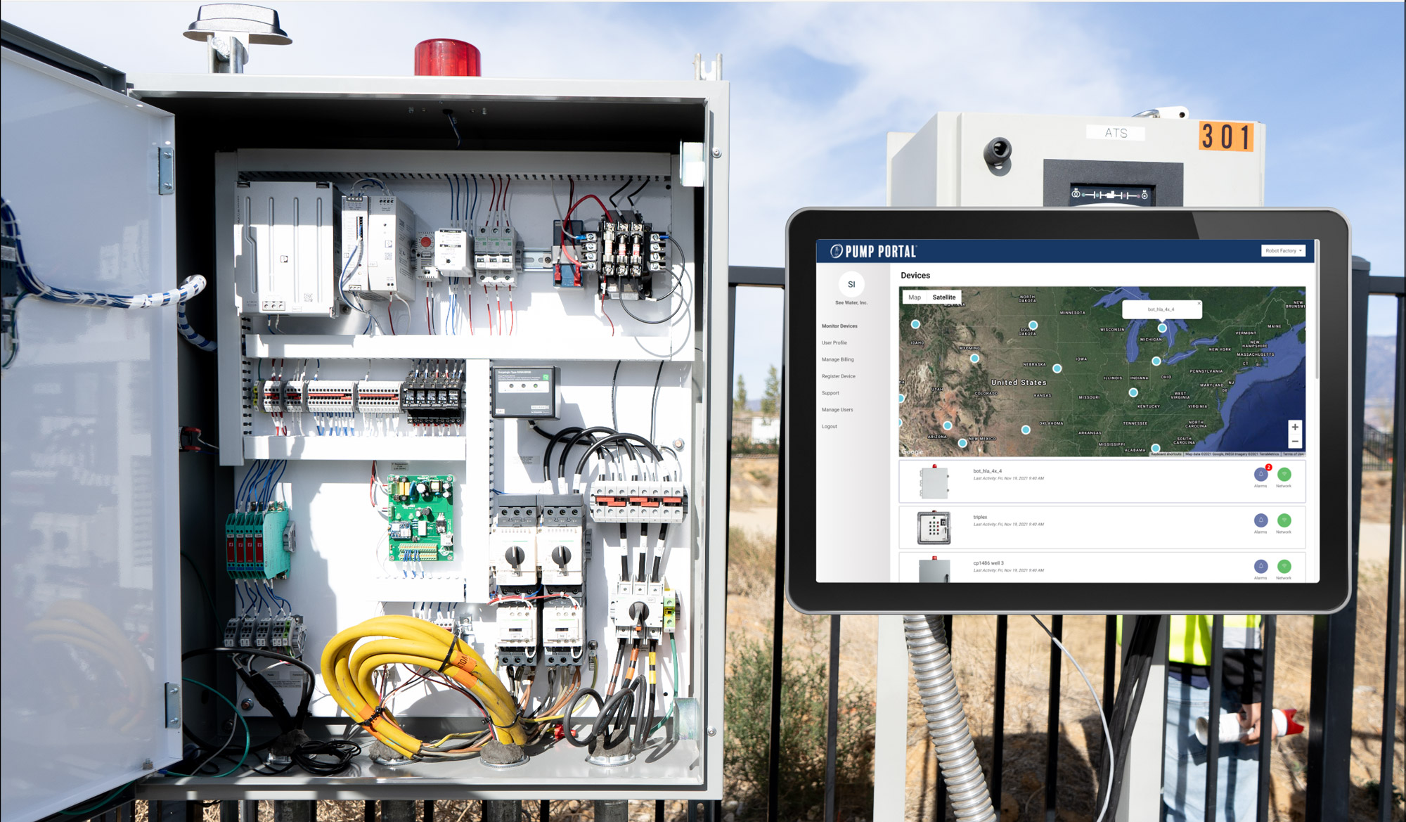 Hydra(R) Transducer Control System with Pump Portal(R)