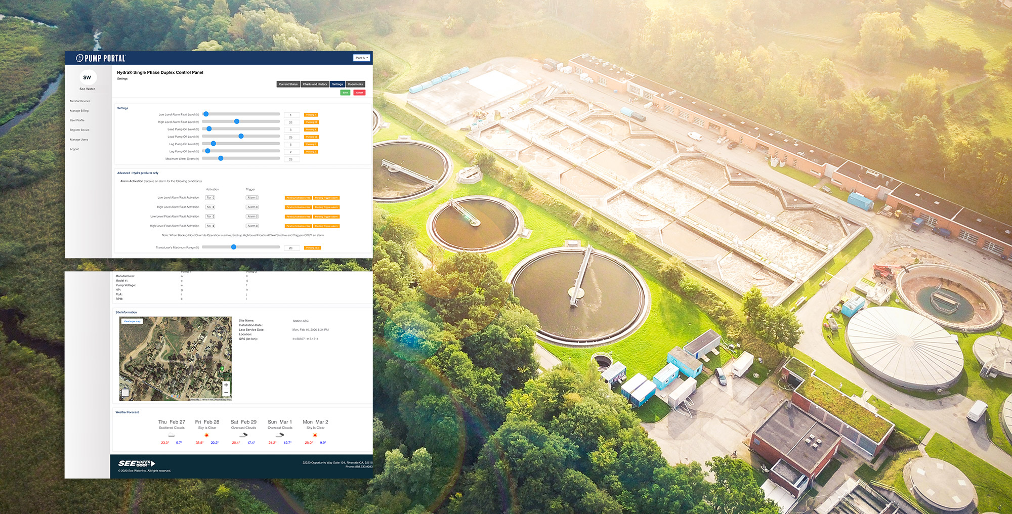 Wastewater Treatment with Pump Portal(R)